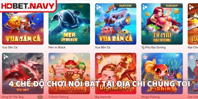 4 chế độ chơi nổi bật tại địa chỉ chúng tôi