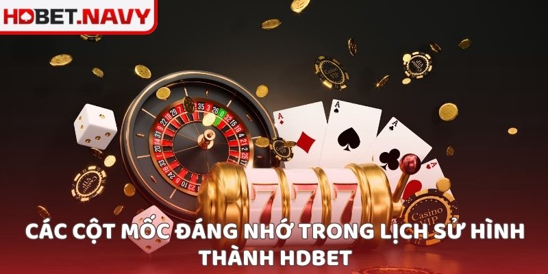 Các cột mốc đáng nhớ trong lịch sử hình thành HDBET