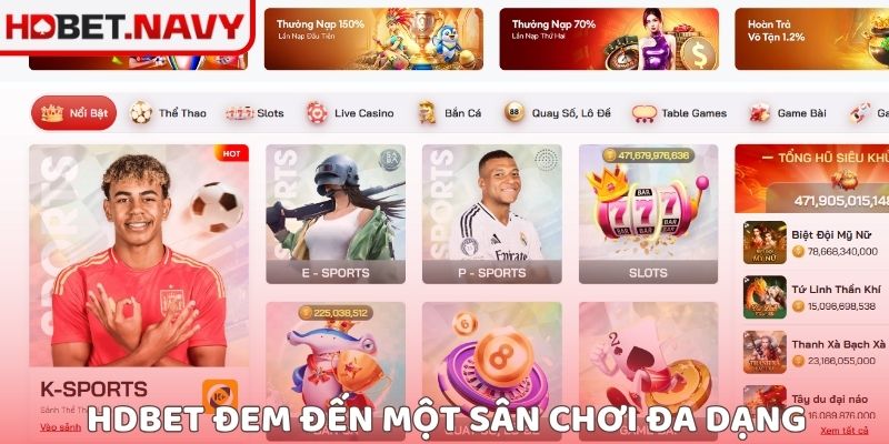 hdbet sân chơi cá cược uy tín