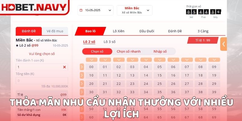 Thỏa mãn nhu cầu nhận thưởng với nhiều lợi ích
